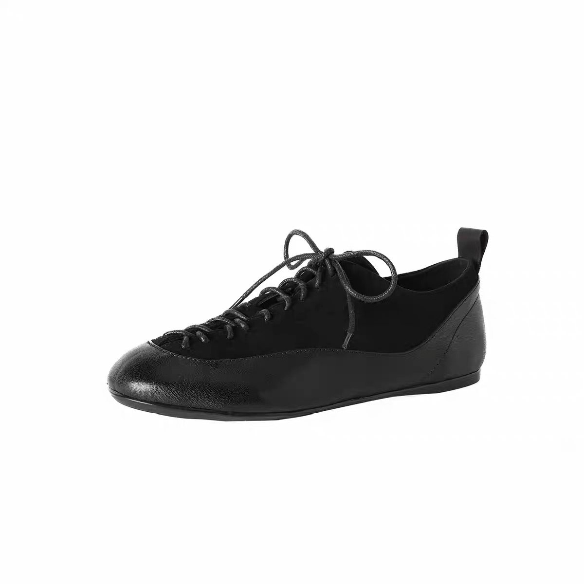 真皮深口单鞋女2026年新款秋冬女鞋平底系带德训鞋运动休闲阿甘鞋,淘宝优惠券,粉丝福利购,淘宝优惠卷