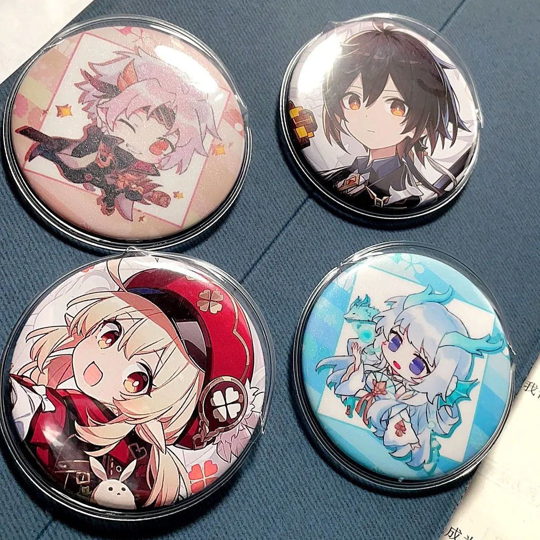 65mm吧唧保护套挂件透明圆形外出谷子周边展示套徽章防潮自封袋,淘宝优惠券,粉丝福利购,淘宝优惠卷