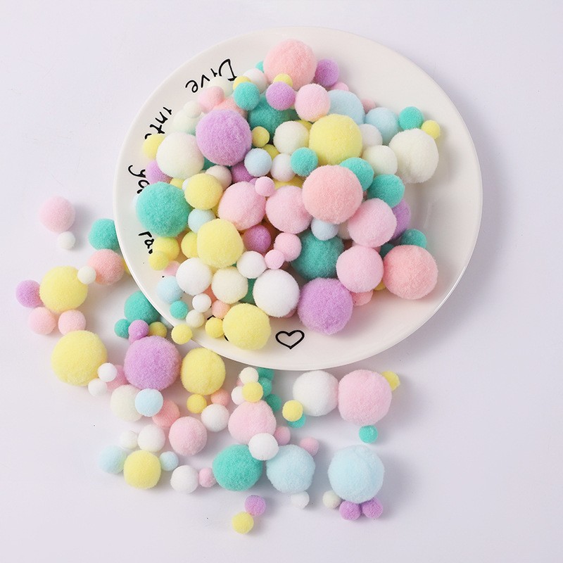 痛包diy材料包专用扎包填充毛球谷子谷美扎板背景素材隔层装饰球 - 图0