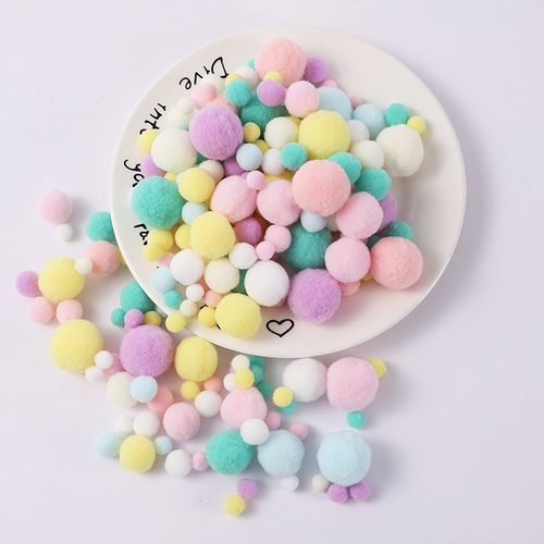 痛包diy材料包专用扎包填充毛球谷子谷美扎板背景素材隔层装饰球 - 图0