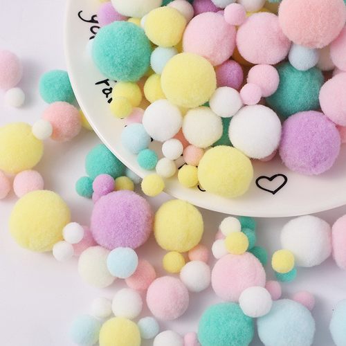 痛包diy材料包专用扎包填充毛球谷子谷美扎板背景素材隔层装饰球 - 图1