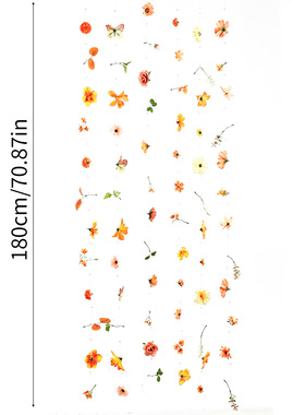 悬浮花门帘瀑布花艺氛围吊饰