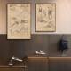 Shoe store decoration painting sneakers exploded view design drawing shoe showroom layout decoration shoe cabinet hanging painting mural