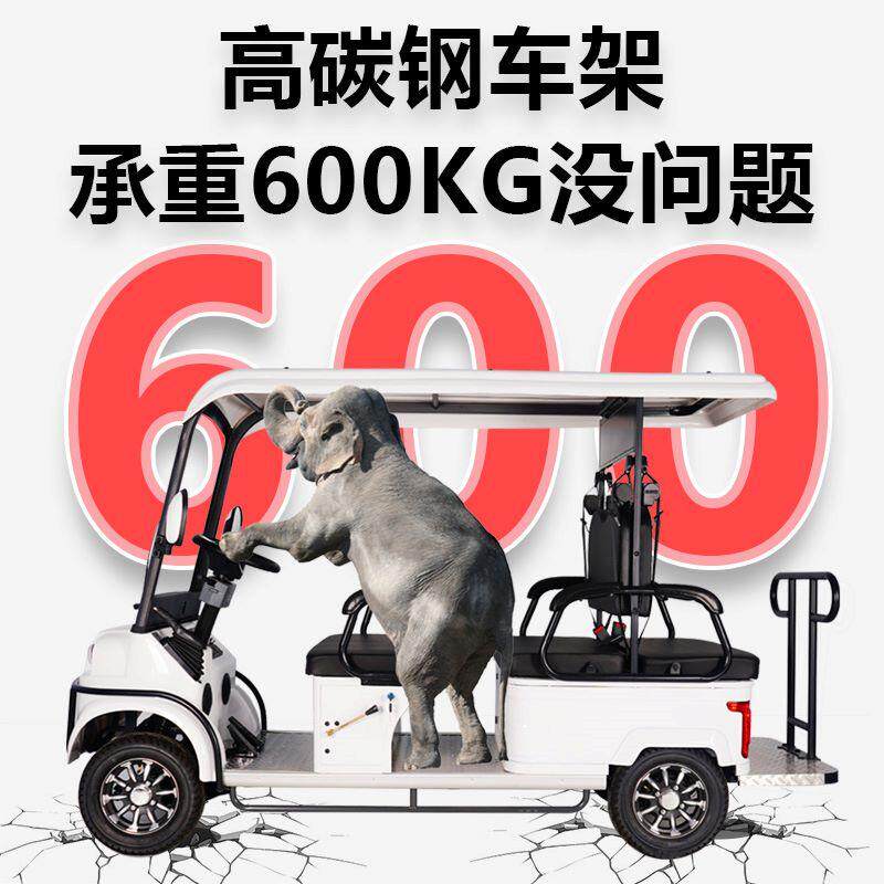 电动四轮车景区观光车旅游观光车家用拉客电动车出门代步M6
