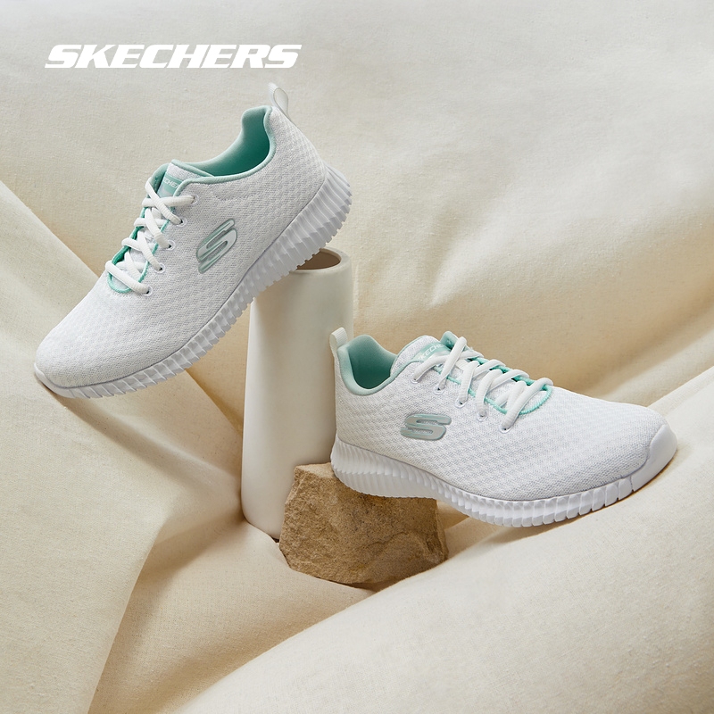 Skechers 斯凯奇正品奥莱 春季女子时尚网布跑步鞋耐磨运动健步鞋