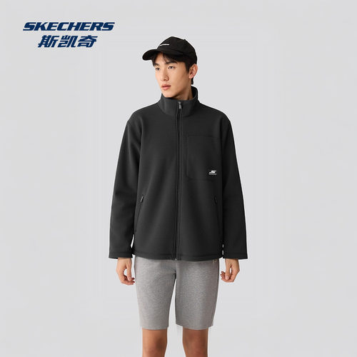 Skechers斯凯奇男士常规版型针织外套 - 图0