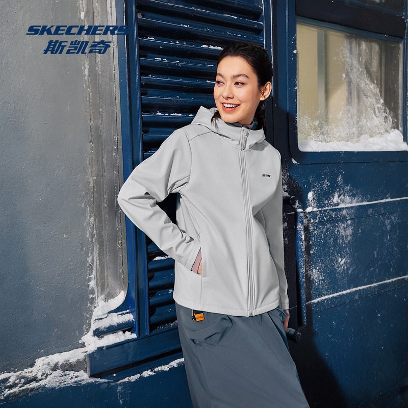 Skechers斯凯奇秋冬新品女装常规版型连帽外套,淘宝优惠券,粉丝福利购,淘宝优惠卷