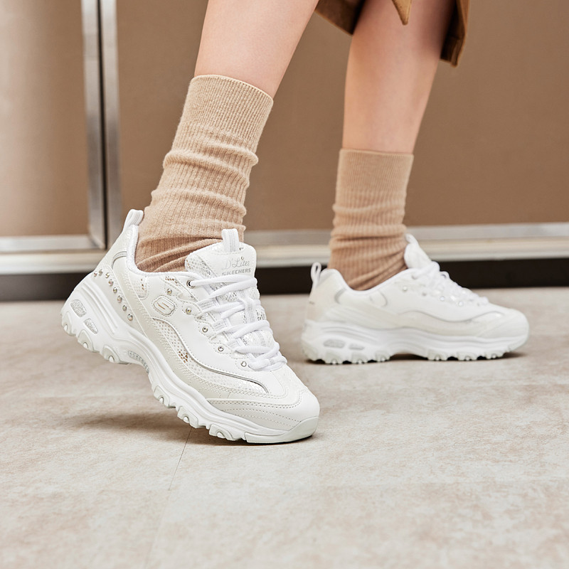 Skechers斯凯奇正品女鞋复古老爹鞋舒适休闲时尚运动鞋,淘宝优惠券,粉丝福利购,淘宝优惠卷