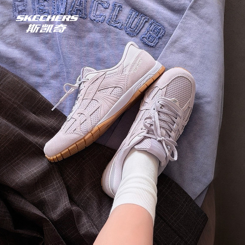 【明星同款】斯凯奇德训板鞋闪穿鞋女鞋休闲运动T头鞋复古薄底,淘宝优惠券,粉丝福利购,淘宝优惠卷