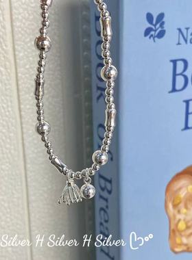 欢遇S925银烟花竹节手链