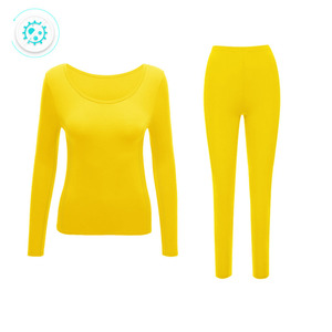 蒛一自发热保暖冬季秋衣秋裤男女套装