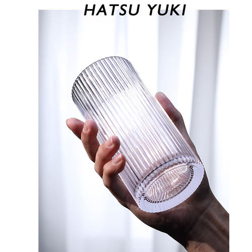 初雪正品Hatsuyuki竖纹威士忌嗨棒杯 日式highball水割酒杯ins - 图0