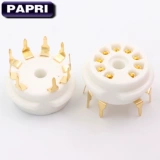 Маленькая 9 -писковая электронная трубка сиденья высокой качественной керамики чистого медного золота с небольшим девятью девятью желчными проток