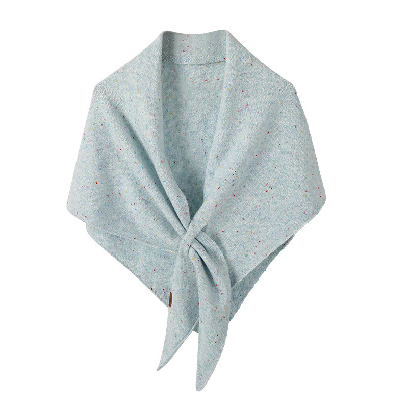 高级感含羊毛交叉三角围巾披肩女秋冬保暖百搭针织空调房护颈围脖,淘宝优惠券,粉丝福利购,淘宝优惠卷