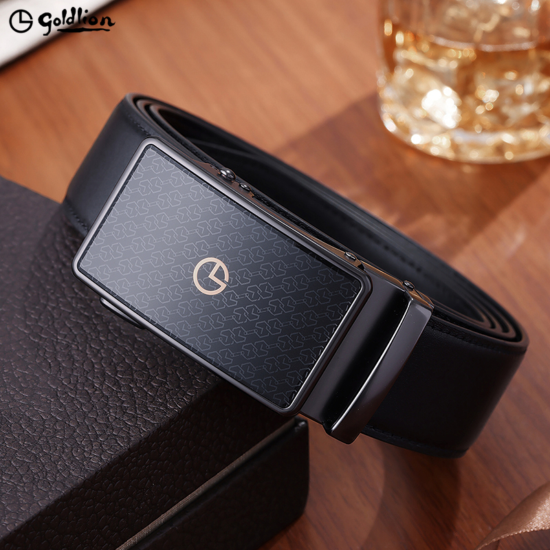 金利来皮带男新款品牌logo暗纹防指纹自动扣商务头层牛皮皮带腰带,淘宝优惠券,粉丝福利购,淘宝优惠卷