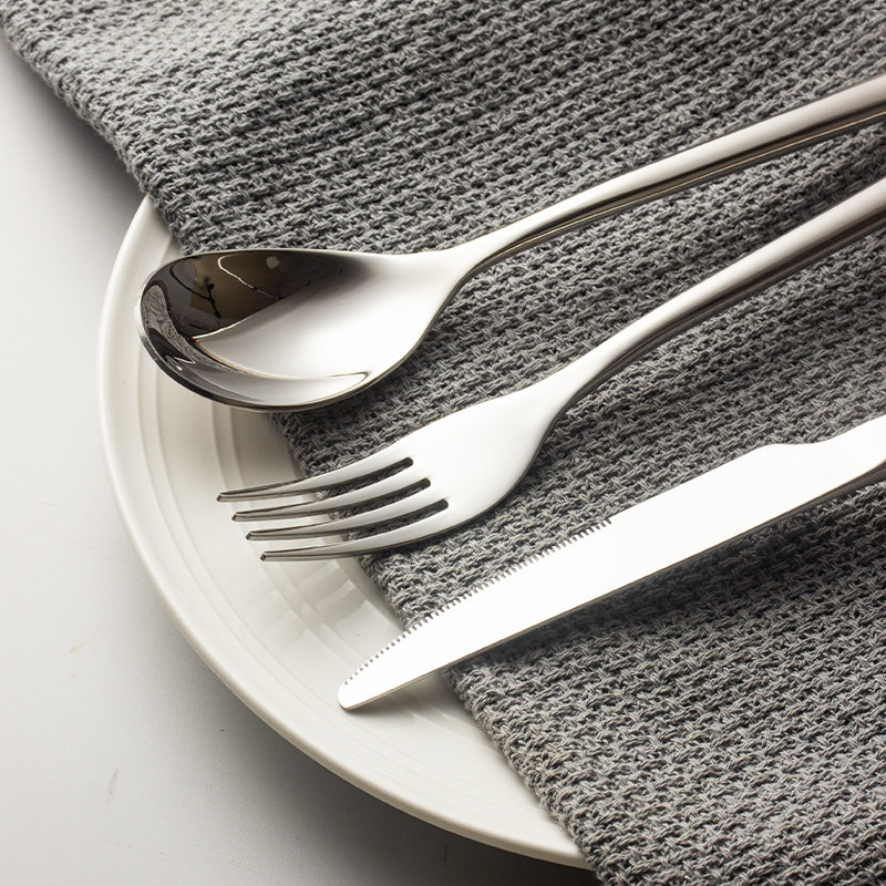 月光刀叉餐具西餐餐具套装304不锈钢家用牛排刀叉勺高级三件套,淘宝优惠券,粉丝福利购,淘宝优惠卷