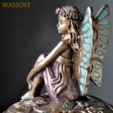 Wasjoye Милая ретро коробочка для хранения для принцессы, аксессуар, коробка для хранения, ювелирное украшение, кольцо, европейский стиль