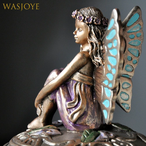 Wasjoye Милая ретро коробочка для хранения для принцессы, аксессуар, коробка для хранения, ювелирное украшение, кольцо, европейский стиль