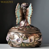 Wasjoye Милая ретро коробочка для хранения для принцессы, аксессуар, коробка для хранения, ювелирное украшение, кольцо, европейский стиль