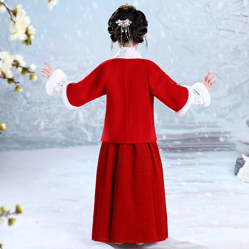 女童中国风2021新款古装超仙汉服 柠溪民族服装/舞台装