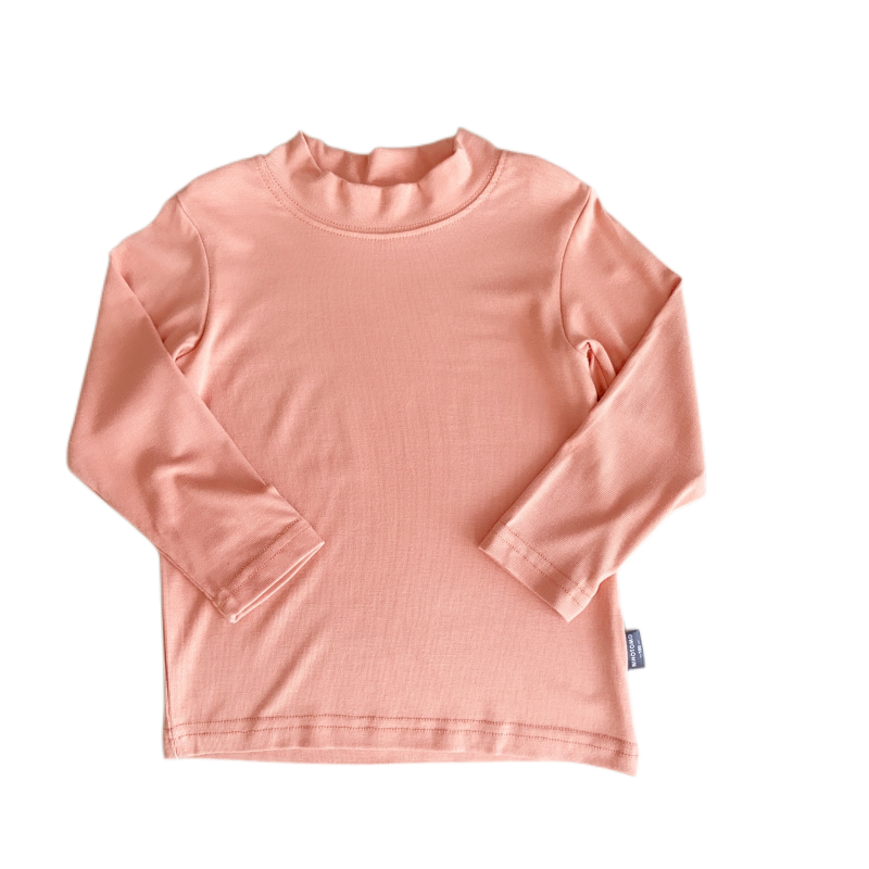 【店主推荐万搭款】春秋新品儿童上衣长袖T恤纯色中领男童装女童