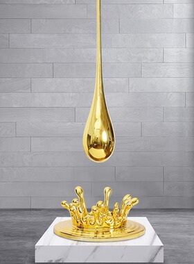 售楼处大堂吊装水滴雕塑挂件