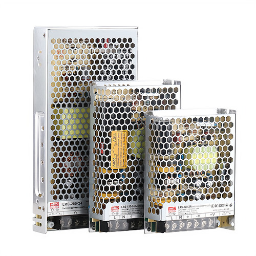 LRS超薄开关电源50/100w/350w明伟220V转24V直流12V监控5V变压器 - 图3