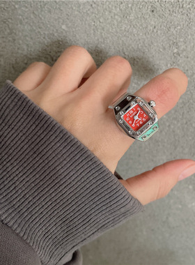 手表戒指 潮流ins韩版复古潮人配饰个性指环戒指手饰男