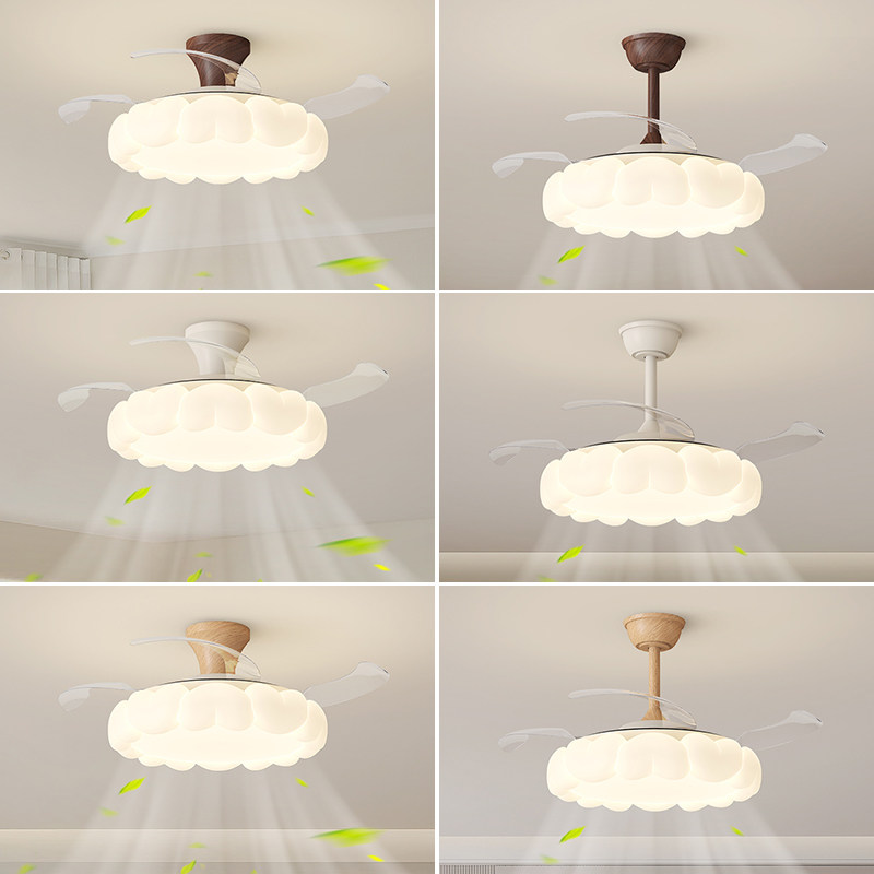 原木奶油风餐厅风扇灯现代简约护眼卧室吊灯儿童房电扇灯中山灯具,淘宝优惠券,粉丝福利购,淘宝优惠卷