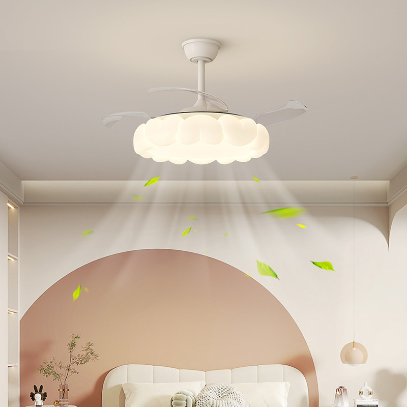 原木奶油风餐厅风扇灯现代简约护眼卧室吊灯儿童房电扇灯中山灯具,淘宝优惠券,粉丝福利购,淘宝优惠卷