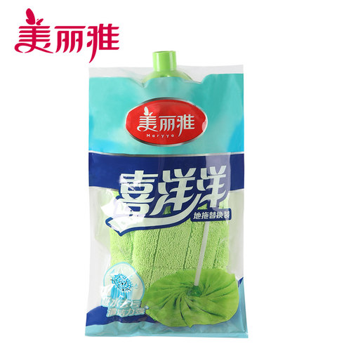 美丽雅喜洋洋拖头 拖把备件 拖布/替换头 吸水 超细纤维 4个免邮 - 图3
