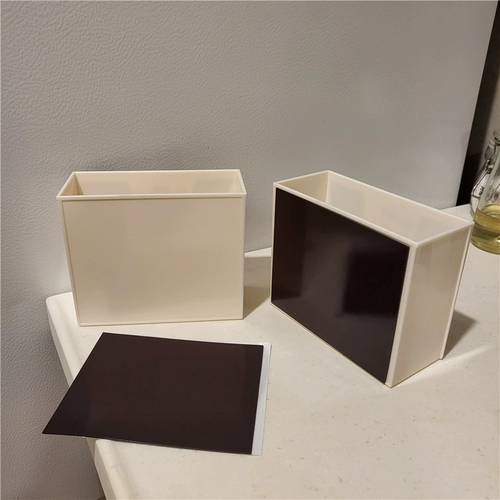 Мультяшная магнитная белая коробка для хранения