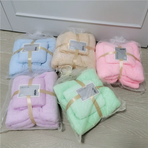 Мягкое комфортное коралловое бархатное цветное банное полотенце, комплект, увеличенная толщина, хорошо впитывает воду