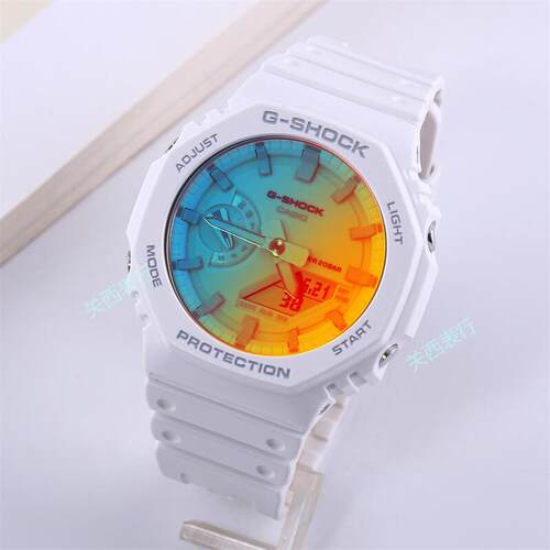 卡西欧50周年限定 GSHOCK农家橡树学生运动手表男 GA2300 GA2100 - 图2