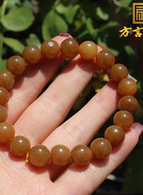 新疆且末高脂红糖玉10mm单圈手串