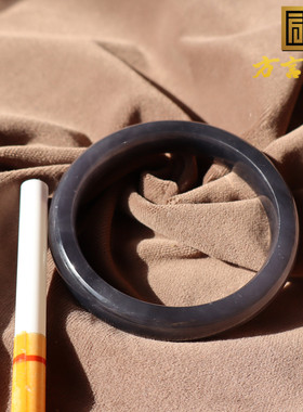 青海老坑料细腻帝王紫卡56mm手镯