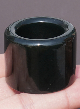 方言和田玉新疆温润塔县青玉扳指