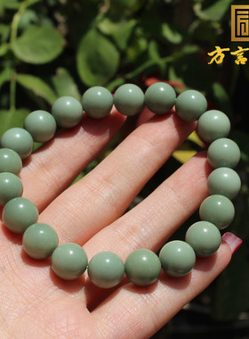 俄罗斯无结构碧玉粉青10mm手串
