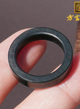 方言和田玉新疆塔县细润青玉戒指
