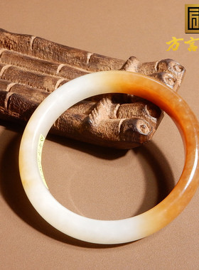 新疆且末料糖白玉卡55mm正装手镯