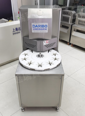 W台式数控圆盘式鸭脖分切机 转盘式鸭翅分段切断设备卤味鸭货分切