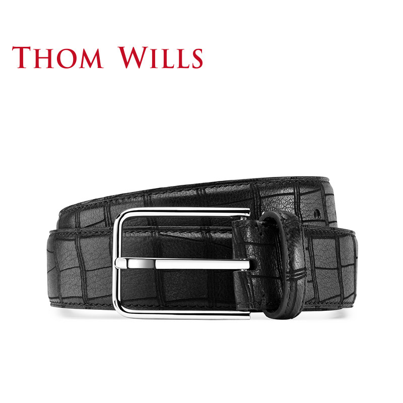 thomwills头层牛皮男商务正装皮带 thomwills腰带/皮带/腰链