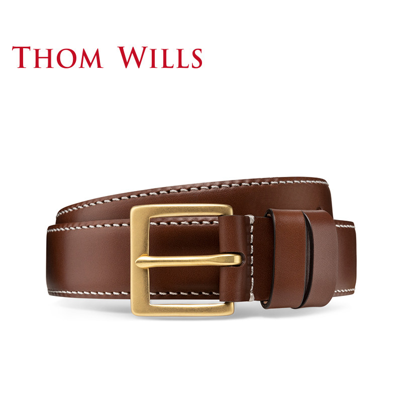 thomwills手工商务休闲针扣裤腰带 thomwills腰带/皮带/腰链