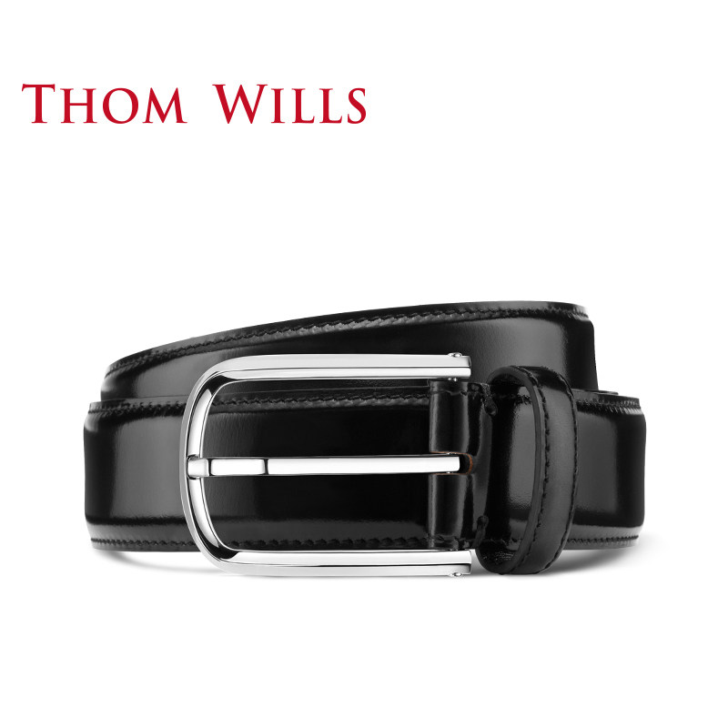 thomwills手工真皮简约商务裤腰带 thomwills腰带/皮带/腰链