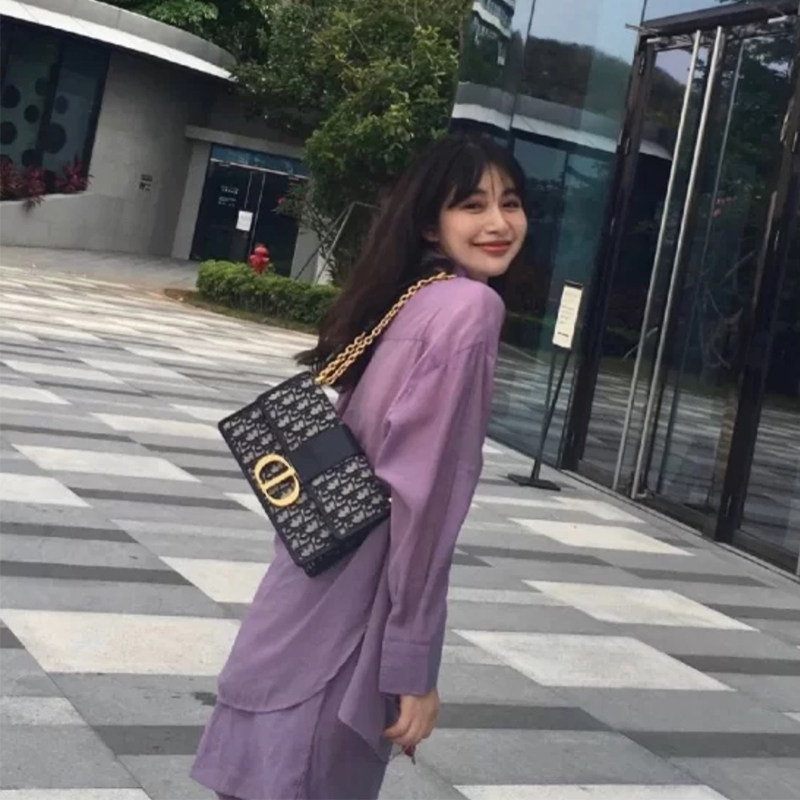 女2020新款ck蒙田刺绣老花包单肩包 花田村女士包袋