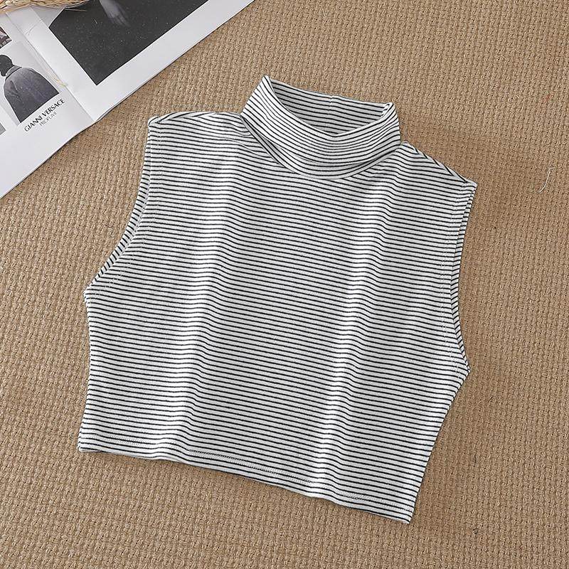 LRXN保暖假领子女百搭假领条纹毛衣装饰领打底假衣领秋冬半高领,淘宝优惠券,粉丝福利购,淘宝优惠卷