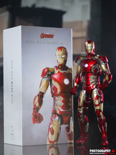 Comicave1/12超合金属CS钢铁侠MK43 MK42 MK7可动发光兵人模型 - 图0