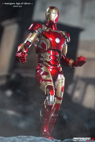 Comicave1/12超合金属CS钢铁侠MK43 MK42 MK7可动发光兵人模型 - 图1