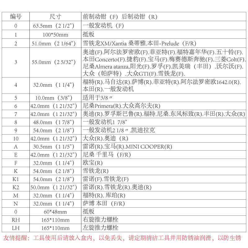 酷安腾汽车刹车分泵回位工具刹车片拆装卡钳活塞更换调整汽修套装 - 图1