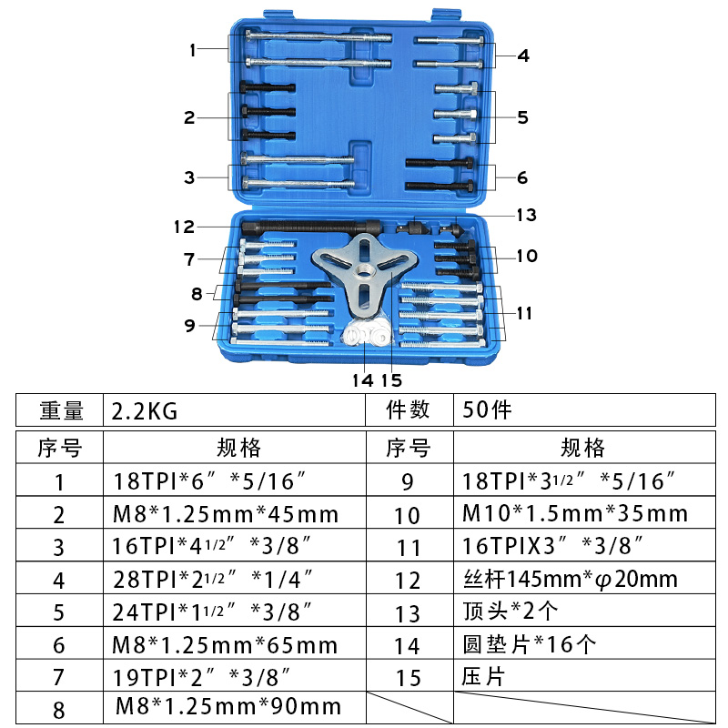 方向盘拉码拆卸器皮带轮拉拔器拉马汽车皮带盘拆卸汽修汽保工具 - 图0